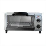 BLACK+DECKER TO1705SB 4-Slice Toaster Oven, Stainless Steel