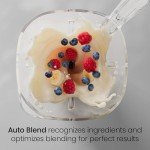 Chefman Obliterator 48 oz Countertop Blender for Smoothies, 1380W Motor to Crush Ice, Nuts, and Frozen Fruit with Stainless Steel Blade, Auto Blend Function, Includes Tamper and Scraper - Concrete