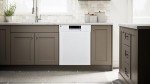 Kenmore 24" Built-In Stainless Steel Tub Dishwasher with EasyFlex 3rd Rack, SmartWash, UltraWash Plus, TurboDry, and MoreSpace Adjustable Rack, Energy Star Certified, White