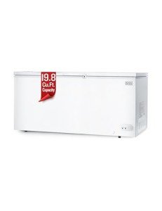 BLACK+DECKER 19.8 Cu. Ft. Chest Freezer, Deep Freezer with Top Opening, Freezer Chest with 4 Removable Storage Baskets, Mechanical Temperature Control, Manual Defrost, R600a Refrigerant,BCF1980E,White