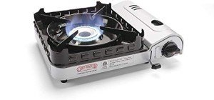 Chef Master 15,000 BTU Output Portable Butane Camping Stove, Double Wind-Guard Portable Stove Burner, Piezo Click Ignition for Emergencies, Tailgating, Hiking, Backpacking & Camping Essentials - 90019