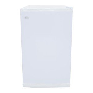 Avanti VF306 Upright Freezer Compact 3 Fixed Metal Shelves, Reversible Door Adjustable Temperature Control and Flush-Back Design Perfect for Home, Office, Basements & More, 2.8 cu.ft, White