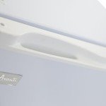 Avanti VF306 Upright Freezer Compact 3 Fixed Metal Shelves, Reversible Door Adjustable Temperature Control and Flush-Back Design Perfect for Home, Office, Basements & More, 2.8 cu.ft, White