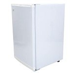 Avanti VF306 Upright Freezer Compact 3 Fixed Metal Shelves, Reversible Door Adjustable Temperature Control and Flush-Back Design Perfect for Home, Office, Basements & More, 2.8 cu.ft, White