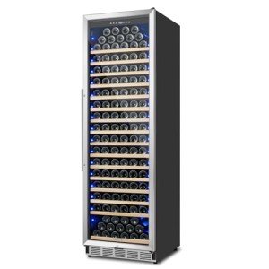 ORYMUSE Large 200 Bottle Wine Fridge - 24 Inch Wine Cooler Refrigerator, Freestanding and Built-in Design, Upgraded Compressor Cooling, Intelligent Temperature Memory