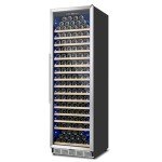 ORYMUSE Large 200 Bottle Wine Fridge - 24 Inch Wine Cooler Refrigerator, Freestanding and Built-in Design, Upgraded Compressor Cooling, Intelligent Temperature Memory