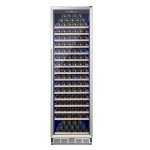 ORYMUSE Large 200 Bottle Wine Fridge - 24 Inch Wine Cooler Refrigerator, Freestanding and Built-in Design, Upgraded Compressor Cooling, Intelligent Temperature Memory