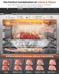 Nuwave Combi Steam Oven, 16Qt All-in-One Stainless Steel Multi-Cooker: Air Fry, Toast, Steam, Sous Vide & More, Precise 50-450°F, Adjustable Moisture, 120 Presets, Programmable Memories, Easy to Clean