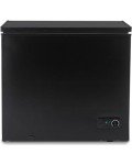 Muhub 10.0 Cu.Ft Chest Freezer,Deep Freezer with Removable Basket,Compact Freezer with Top Open Door, Adjustable Temperature, Low noise，Suitable for Kitchen Dorm Garage and Shed，Black