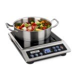 ChangBERT Portable Induction Cooktop, NSF Certified Pro Induction Hot Plate, Powerful 1800W with Large 8" Heating Coil, 18/10 Stainless Steel, 18 Temp Settings Commercial Grade Countertop Burner