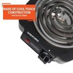 IMUSA Single Electric Burner, Black