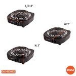 IMUSA Single Electric Burner, Black