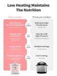 KOOC Small Slow Cooker, 2-Quart, Free Liners Included for Easy Clean-up, Upgraded Ceramic pot, Adjustable Temp, Nutrient Loss Reduction, Stainless Steel, Pink, Round