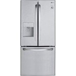 LG LFDS22520S - Refrigerator/Freezer - French Door Bottom Freezer with Water Dispenser - Width: 29.8 in - Depth: 35.5 in - Height: 68.5 in - 21.8 cu. ft - Stainless Steel