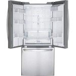 LG LFDS22520S - Refrigerator/Freezer - French Door Bottom Freezer with Water Dispenser - Width: 29.8 in - Depth: 35.5 in - Height: 68.5 in - 21.8 cu. ft - Stainless Steel