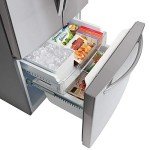 LG LFDS22520S - Refrigerator/Freezer - French Door Bottom Freezer with Water Dispenser - Width: 29.8 in - Depth: 35.5 in - Height: 68.5 in - 21.8 cu. ft - Stainless Steel