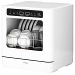 Dishwasher Countertop dishwasher Portable small automatic cleaning 4 cleaning modes and drying and disinfection mode Automatic water absorption and connection to the faucet