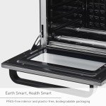 Panasonic FlashXpress Family Size Air Fryer Toaster Oven Combo, 11 Cooking Functions, 1800W PFAS-Free, Double Infrared Heating, Temperature Control Dial, Stainless Steel - NB-G211P