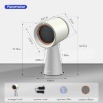 AMZCHEF Portable Range Hood, Desktop Exhaust Fan with 3 Speed Range Hood,Low Noise Large Oil Collection Cup,Detachable Aluminum Filter, Portable Kitchen Exhaust Fan for Indoor BBQ, Hot Pot-wc