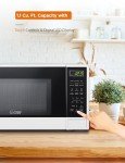 Commercial CHEF Countertop Microwave, 1.1 Cubic feet, White