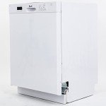 Avanti DWF24V0W Dishwasher 24-Inch Built in with 3 Wash Options and Automatic Cycles, Stainless Steel Construction with Electronic Control LED Display, Low Noise Rating, 57dB, White
