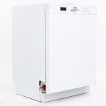 Avanti DWF24V0W Dishwasher 24-Inch Built in with 3 Wash Options and Automatic Cycles, Stainless Steel Construction with Electronic Control LED Display, Low Noise Rating, 57dB, White