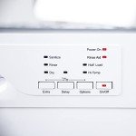 Avanti DWF24V0W Dishwasher 24-Inch Built in with 3 Wash Options and Automatic Cycles, Stainless Steel Construction with Electronic Control LED Display, Low Noise Rating, 57dB, White