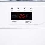 Avanti DWF24V0W Dishwasher 24-Inch Built in with 3 Wash Options and Automatic Cycles, Stainless Steel Construction with Electronic Control LED Display, Low Noise Rating, 57dB, White
