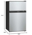 Frigidaire FRPE3134AM 3.1 Cu. Ft. Compact Refrigerator in Silver Mist
