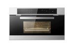 ROBAM 12-in-1 CQ762S Built-in Combi Wall Oven | Air Fry, Grill, Bake & Steam | Wide Temp. Precision | Spacious Capacity to Fit 12 inch Pizza, 10lb Chicken, Three Heating Elements, Built-In Recipes
