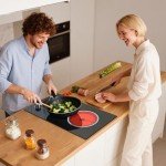 2 Burner Electric Cooktop, 12 Inch Electric Stove Top, 120V Stove Top Burner Knob Control, 2000W Countertop Stove with Timer, 9 Heating Levels, Overheat Protection, High-Temp Alarm Pladeca