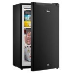 Midea MRU03M2ABB Upright Freezer Large Black, 3.0 Cubic Feet