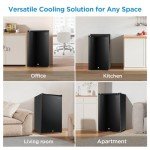 Midea MRU03M2ABB Upright Freezer Large Black, 3.0 Cubic Feet