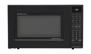 SHARP Convection Countertop Microwave Oven with Removeable 15.4" Carousel Turntable, 1.5 Cubic Feet, 900 Watt, Sensor Cooking, Black