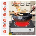 Single Infrared Burner, 1800w electric stove, compact size portable electric stove, burners for cooking, hot plates for cooking, portable cooktop, hot plates for countertop