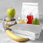 Aluminum Pans 9x13 Disposable Foil Pans Half Size Aluminum Trays with Lids Heavy Duty Steam Table Shallow - Tin Foil Pan, Bakeware, Lasagna Pans, Roasting, Food Storing, Catering, Cake, Oven Pan (500)