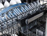 Kenmore Elite 24" Built-In Stainless Steel Tub Dishwasher with TotalFlex 3rd Rack, SmartWash, TurboDry, MoreSpace Plus Adjustable Rack, Energy Star Certified, Black