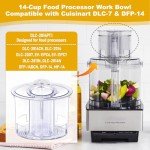 DLC-2014PT1 Large Pusher fits for Cuisinart Large Pusher Food Processor DFP-14 & DLC-2014, And The Small Pusher DLC-2014SPT1-1