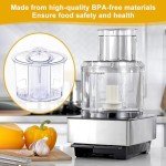 DLC-2014PT1 Large Pusher fits for Cuisinart Large Pusher Food Processor DFP-14 & DLC-2014, And The Small Pusher DLC-2014SPT1-1