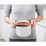 Joseph Joseph M-Cuisine Microwave Rice Cooker Steamer 2 Liter/8.5 Cup - Stone/Orange