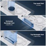 AMZCHEF Under Cabinet Range Hood 30 Inch, 750CFM Stainless Steel Kitchen Stove Vent Hood 3 Speed Exhaust Fan Touch/Remote/Gesture Control LED lights Time Setting Dishwasher-Safe Baffle Filters