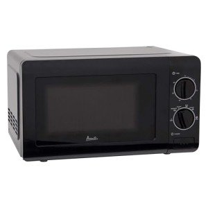 Avanti MM07V1B Microwave Oven 700-Watts Compact Mechanical with 5 Power Settings, Defrost, Full Range Temperature Control and Removable Glass Turntable, 0.7-Cu.Ft, Black