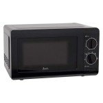Avanti MM07V1B Microwave Oven 700-Watts Compact Mechanical with 5 Power Settings, Defrost, Full Range Temperature Control and Removable Glass Turntable, 0.7-Cu.Ft, Black