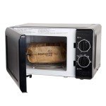 Avanti MM07V1B Microwave Oven 700-Watts Compact Mechanical with 5 Power Settings, Defrost, Full Range Temperature Control and Removable Glass Turntable, 0.7-Cu.Ft, Black