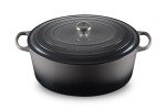 Le Creuset Enameled Cast Iron Signature Oval Dutch Oven, 15.5 qt., Oyster