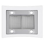 COSMO COS-668ICS750 30 in. Lumin Collection 380 CFM Ducted Island Range Hood, Soft Touch Controls, LED Lights, Stainless Steel