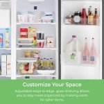 Kenmore 46-51805 Counter-Depth Side Refrigerator/Freezer with Stainless Steel, Water Dispenser, Ice Maker, Quiet and Energy Efficient Inverter Compressor, 36 Inch