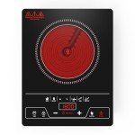 VBGK Single Burner Electric Cooktop,1800W Electric Stove Top Portable Cooktop LED Touch Control,8 Power Levels, Kids Lock &Timer,Overheat Protection,110V Hot Plates for Cooking