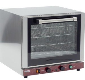 Kratos Commercial Oven, Half Size Countertop Electric Convection Oven with Steam Control, Stainless Steel, 208/240V (29M-059)