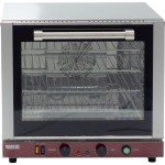 Kratos Commercial Oven, Half Size Countertop Electric Convection Oven with Steam Control, Stainless Steel, 208/240V (29M-059)